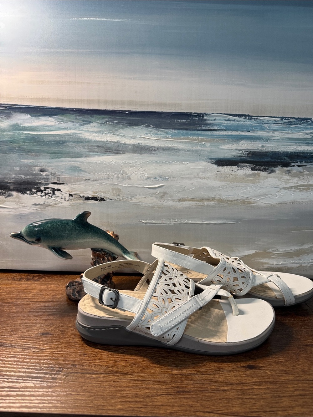 BareTraps  White Cutout Sandals